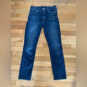 MOTHER Mid Rise Dazzler “on the edge” 26